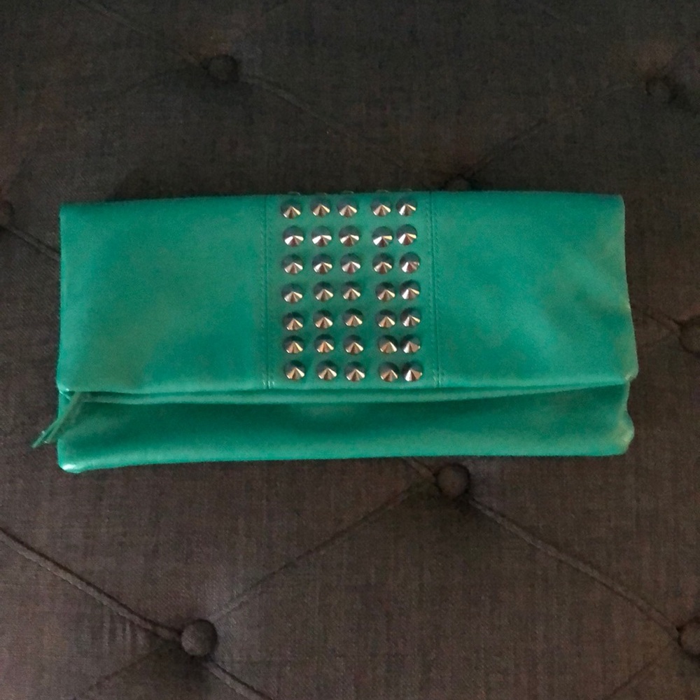 Steve Madden studded clutch